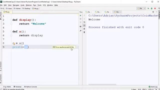 #52 Return function from function | Functions | Python Tutorial for Beginners смотреть онлайн