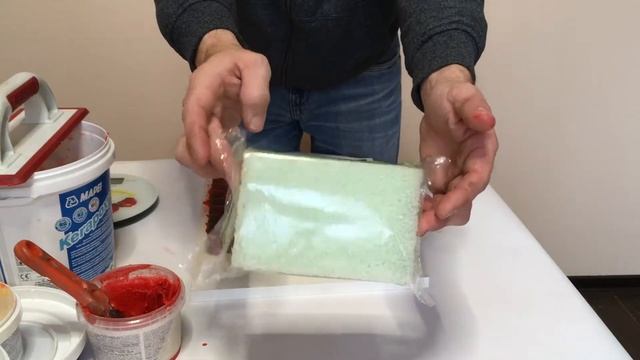 Эпоксидная затирка Kerapoxy Design. Нанесение и очистка смотреть онлайн