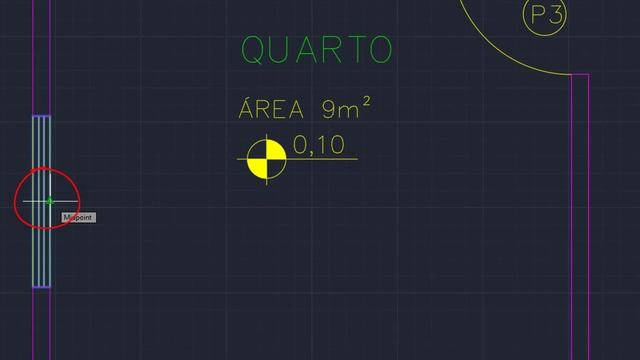 AUTOCAD - Configurando para pegar as pontas (ENDPOINT) e metade, ponto do meio, (MIDPOINT). смотреть онлайн