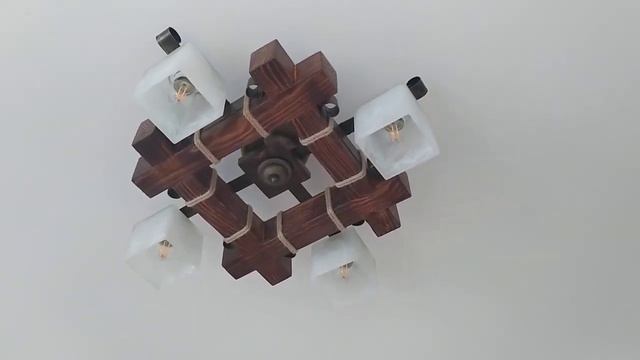 Люстра деревянная квадрат (4 плафона) в беседку, альтанку, сауну, дом - ковка под старину смотреть онлайн