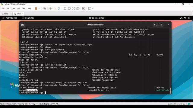Instalación de la base de Datos Nosql MongoDB en AlmaLinux | Fácil, rápido y sencillo смотреть онлайн