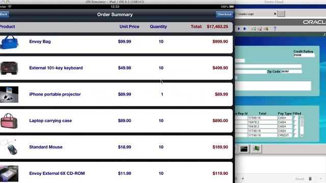 Oracle Forms from an iPad смотреть онлайн