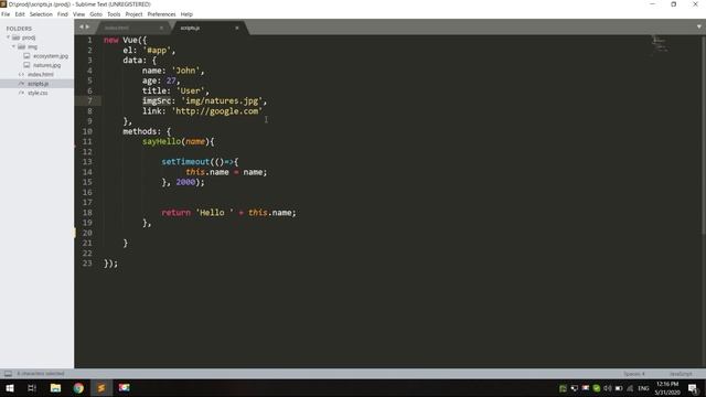 Курс по Vue.js - 3. Связывание атрибутов (data binding) смотреть онлайн