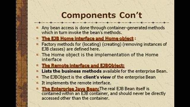 WT UNIT-4 EJB Architecture смотреть онлайн