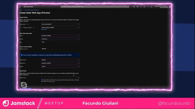 JAMstack Medellin - Introducción a Azure Static Web Apps ???? смотреть онлайн