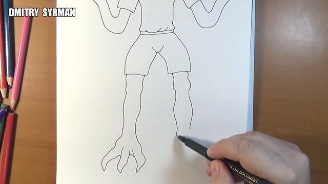 How to draw Pumpkin Monster, Halloween stuff, Рисунки на Хэллоуин смотреть онлайн