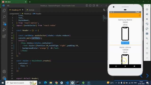 React native redux tutorial in Hindi #8 Get Data From Redux Store смотреть онлайн