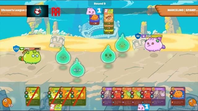 AXIE INFINITY BLOOD MOON CURSE STRAT | 2 VS 1 | MVP PLANT смотреть онлайн