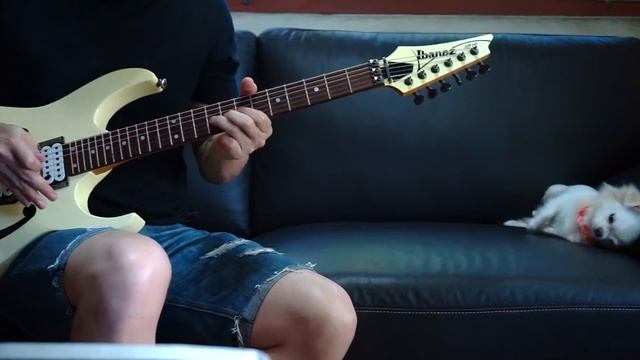 Beat it - Michael Jackson Solo cover by Praj Jirath | Ibanez PGM смотреть онлайн