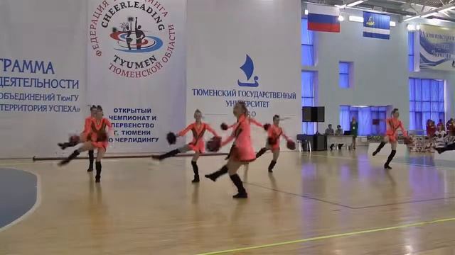 Деневерлс г Нижний Тагил на первом открытом чемпионате по сheerleading в г.Тюмень смотреть онлайн