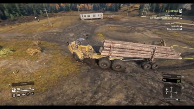 SnowRunner - I Mod CAT 745 - Installation instructions CAT 745 Mod смотреть онлайн