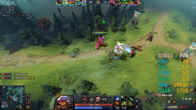RTX 4060 -- i5-13500 -- Dota 2 FPS Test смотреть онлайн