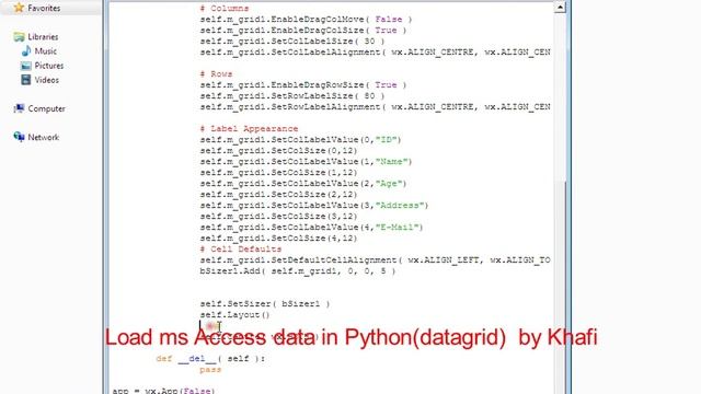 Python Database with MS Access смотреть онлайн