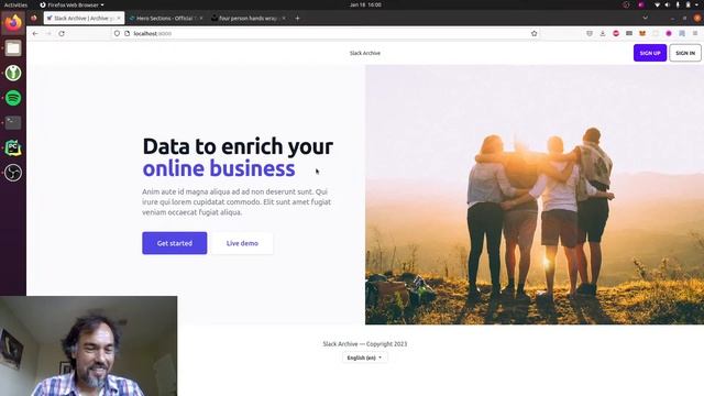 Creating a Landing Page in Django with Tailwind UI смотреть онлайн