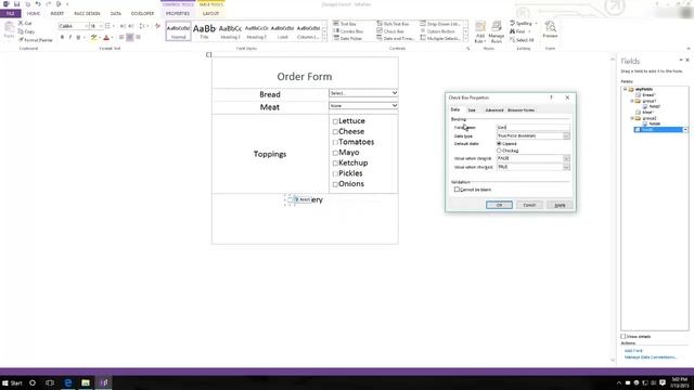 How To Create A Form Using InfoPath 2013 for Sharepoint смотреть онлайн