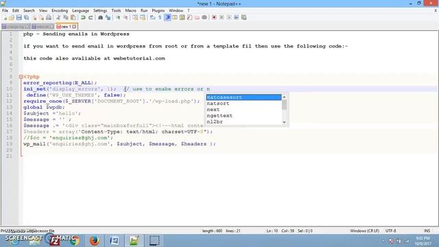php – Sending emails in Wordpress смотреть онлайн