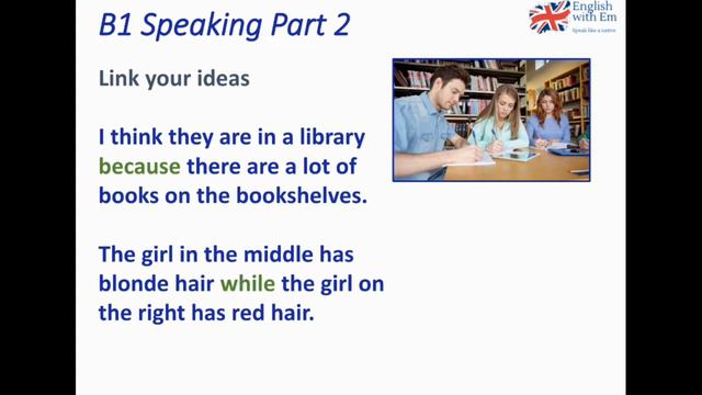 How to Pass B1 English Test: B1 Speaking Part 2 [how to describe a picture in English] смотреть онлайн
