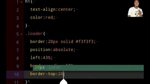 How to code animated CSS loader using your smart phone!_Part-3 смотреть онлайн