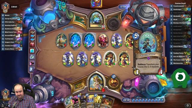 Please no FAN OF KNIVES! Hearthstone: Descent of Dragons Expansion - DansGaming HighLights смотреть онлайн
