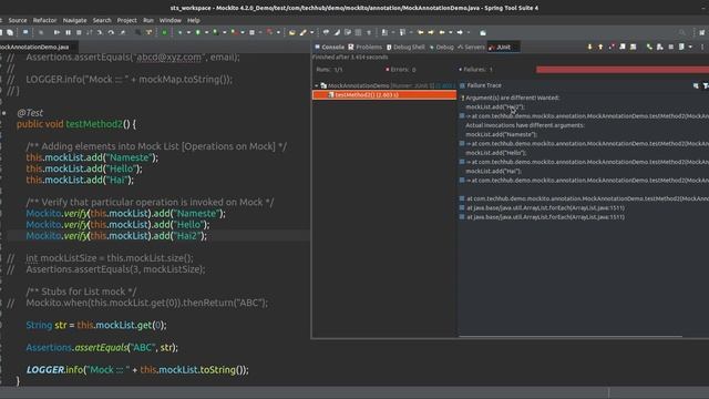 Introduction To Mockito , @Mock and @Spy Annotations. | Java | TechHub смотреть онлайн