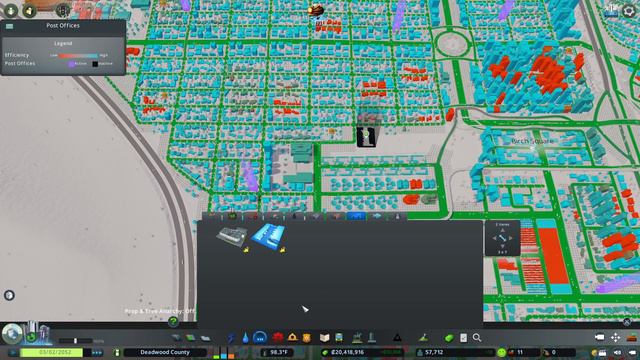 Cities Skylines Postal Service смотреть онлайн