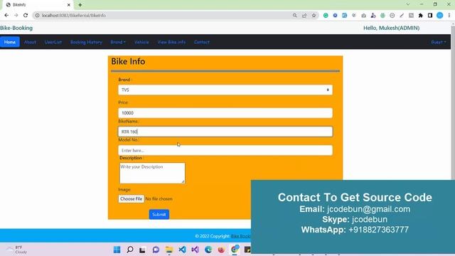 Bike Rental System project in java with source code and project смотреть онлайн