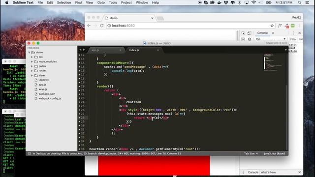 CREATE A CHATROOM IN 10 MINUTES WITH NODEJS AND REACT смотреть онлайн