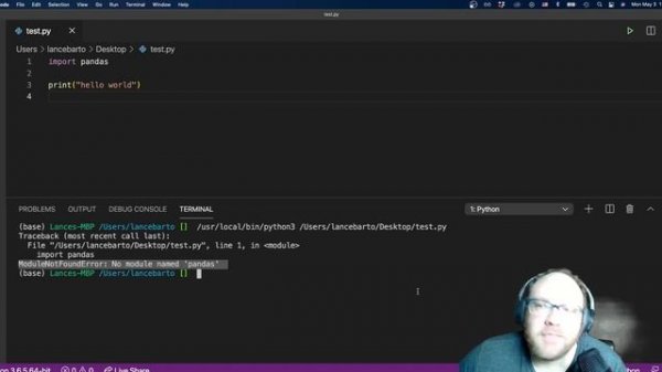 Selecting the correct Python interpreter in VSCode's Python Extension