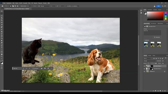 Photoshop KI Update "Generative Füllung" - verrückt jetzt einfach wirklich alles in Fotos einfügen смотреть онлайн