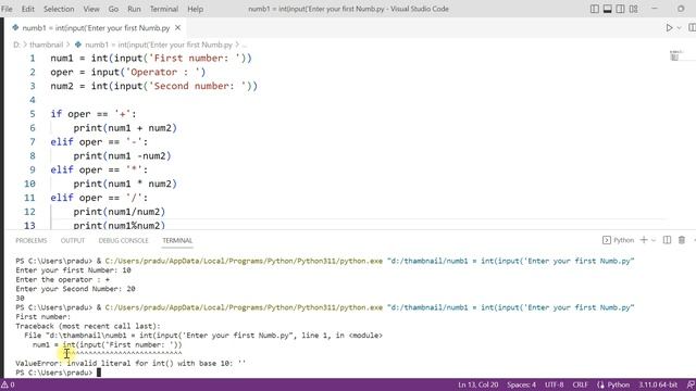 make your calculator in just one minute in python. смотреть онлайн