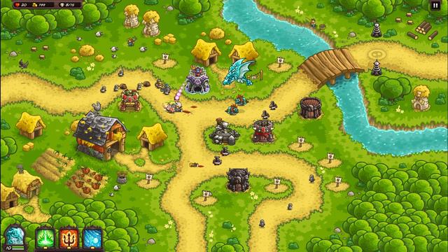 Kingdom Rush Vengeance 28. Добиваем на макс. сложности. Уровень 12. Угодья Отила.