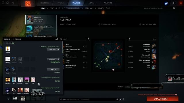 Dread's stream. Dota 2 Luna, Nyx Assassin, Sand King / 03.10.2016.[1] смотреть онлайн