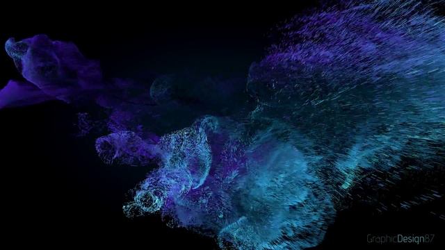 Millions Night Particles - Cinema 4D смотреть онлайн